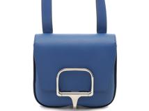 Hermès　エルメス　デッラ・カヴァッレリア・ミニ　ブルー/SV　U刻印(2022年頃)【471】　Y