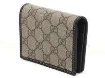 GUCCI グッチ GGレザートリム ウォレット 楽天市場】GUCCI グッチ小銭入れ付き二つ折り財布パイソンレザー