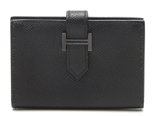 新品未使用　HERMÈS ダークグリーン ケース　正規店購入品 HERMES エルメス コインケース BASTIA VERSO バスティア