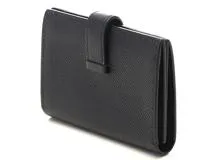 HERMES エルメス ベアンカードケース モノクローム ソーブラック