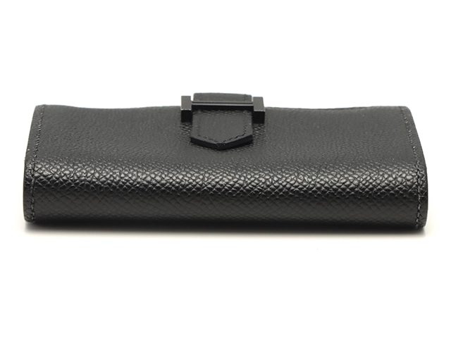 HERMES　エルメス　ベアンカードケース　モノクローム　ソーブラック　U刻印 2022年製造　2143200626460　【437】