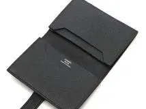 HERMES　エルメス　ベアンカードケース　モノクローム　ソーブラック　U刻印 2022年製造　2143200626460　【437】