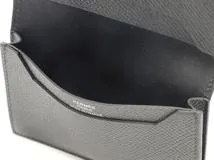 HERMES　エルメス　ベアンカードケース　モノクローム　ソーブラック　U刻印 2022年製造　2143200626460　【437】