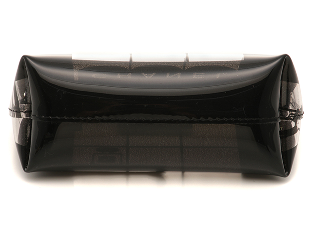 CHANEL シャネル CHANEL シャネル ウィンドウズライン ポーチ 黒×白