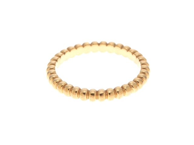 Van Cleef & Arpels ヴァンクリーフ&アーペル ペルレスモール リング 指輪 VCARN95Q48 YG イエローゴールド 48号(日本サイズ8号)【460】2143200627078A
