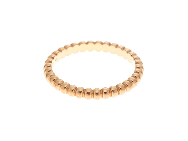 Van Cleef & Arpels ヴァンクリーフ&アーペル ぺルレスモール リング 指輪 VCARN33048 PG ピンクゴールド 48号(日本サイズ 8号)【460】2143200627085A