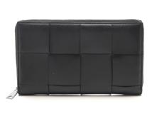 極美品/希少品✨BOTTEGA VENETA 折り財布 BOXコインケース 黒 BOTTEGA VENETA ボッテガヴェネタ 三つ折り財布 メンズ イントレ