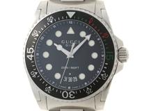 GUCCI グッチ 腕時計 ダイブ YA136208A ブラック メンズ SS クォーツ 2143200629799 【200】