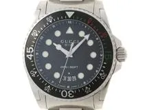 株DAICHI GUCCI グッチ 腕時計 ダイブ YA136208A ブラック メンズ SS