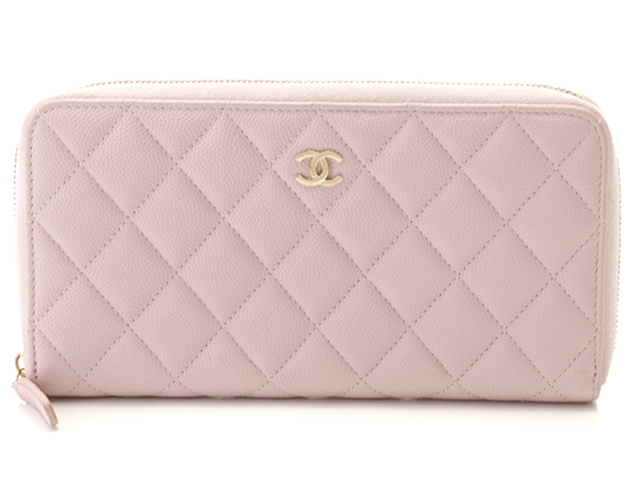 CHANEL シャネル マトラッセロングジップウォレット キャビア