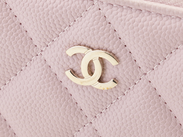 CHANEL シャネル マトラッセロングジップウォレット キャビア