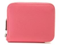 HERMES エルメス 財布 アザップ シルクインコンパクト ローズアザレ ヴォーエプソン D刻印【473】