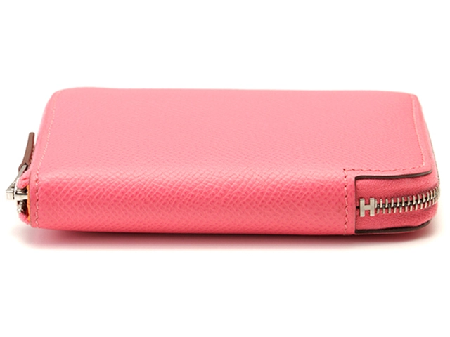 HERMES エルメス 財布 アザップ シルクインコンパクト ローズアザレ ヴォーエプソン D刻印【473】