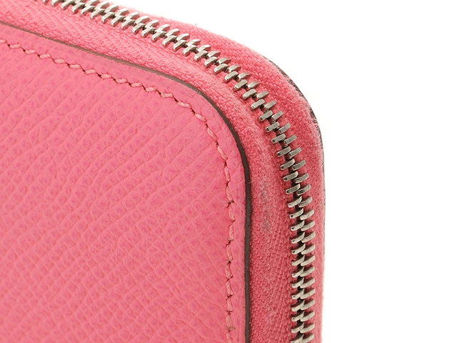 HERMES エルメス 財布 アザップ シルクインコンパクト ローズアザレ ヴォーエプソン D刻印【473】
