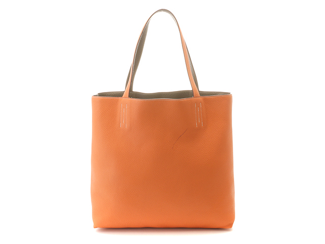 HERMES エルメス トートバッグ オレンジ - 4500325E0101 ガーデンパーティー 【セール！】HERMES エルメス ガーデン