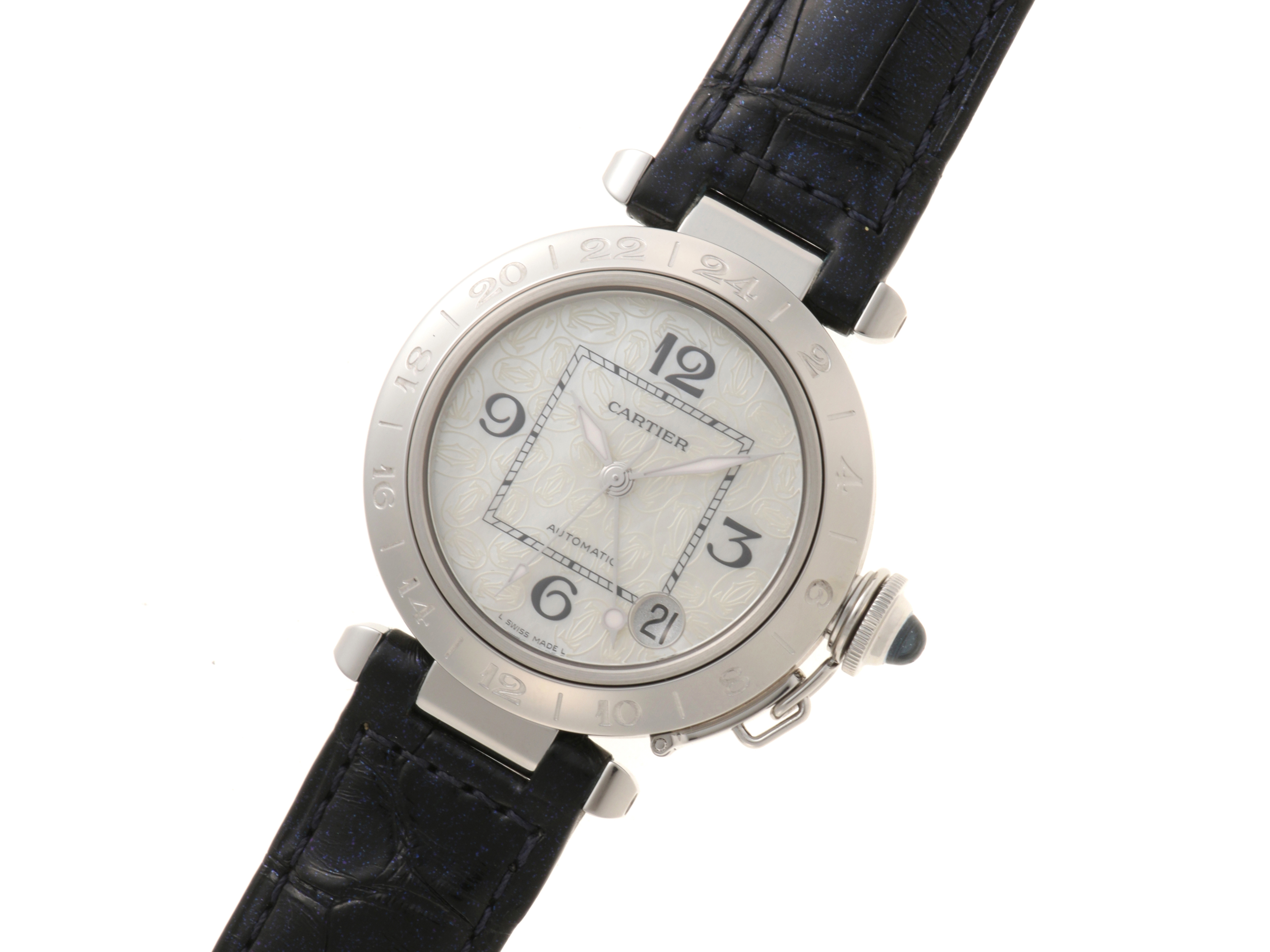 ク*ミ様 Cartier パシャCクリスマス限定シェル文字盤 ステンレス