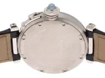 CARTIER カルティエ パシャC 2004年クリスマス限定 ホワイトシェル ステンレス/革 W3107199 メンズ 自動巻き 2143200633895 【432】