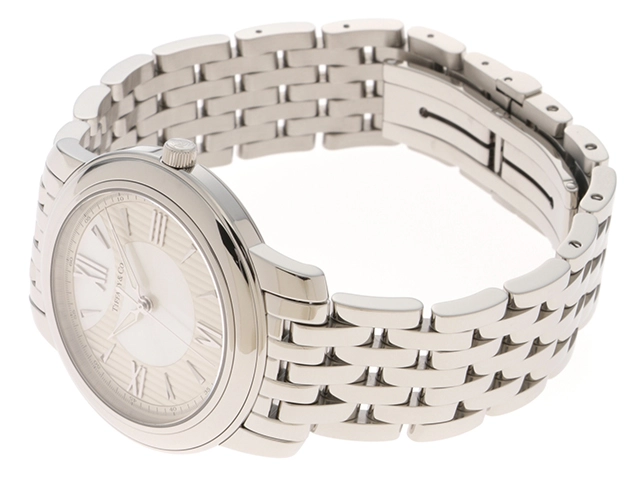 TIFFANY&CO　ティファニー　マーク　Z0046.17.10A91A00A　SS　ホワイトシェル文字盤　男性用クオーツ時計【473】