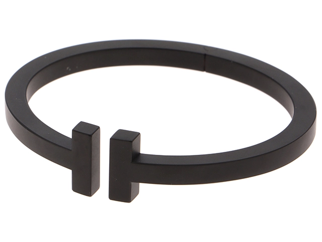 TIFFANY&CO ティファニー Tスクエア バングル ステンレススチール TIFFANY&CO ティファニー Tスクエア バングル ステンレススチール