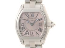 CARTIER カルティエ ミニロードスター ピンク ステンレス W62017V3 レディース クォーツ 2143200635479 【432】