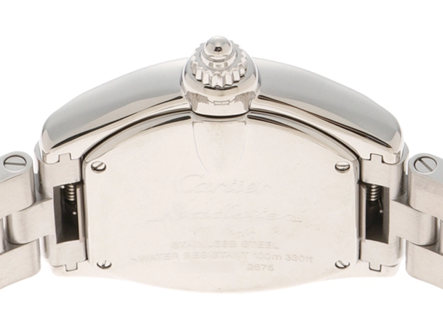 CARTIER カルティエ ミニロードスター ピンク ステンレス W62017V3 レディース クォーツ 2143200635479 【432】