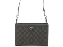 GUCCI　グッチ　ショルダーバッグ　オフィディア　スモールショルダーバッグ　グレー　ＰＶＣ/レザー　795467　【472】　RE