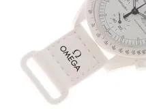 swatch スウォッチ×OMEGA オメガ MoonSwatch MOONPHASE - FULL MOON Snoopy S033W700 バイオセラミック ホワイト クォーツ 【460】2143200636902