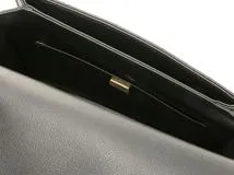 CHANEL シャネル 2WAY マトラッセ スモール トップハンドル フラップバッグ ブラック キャビアスキン【473】