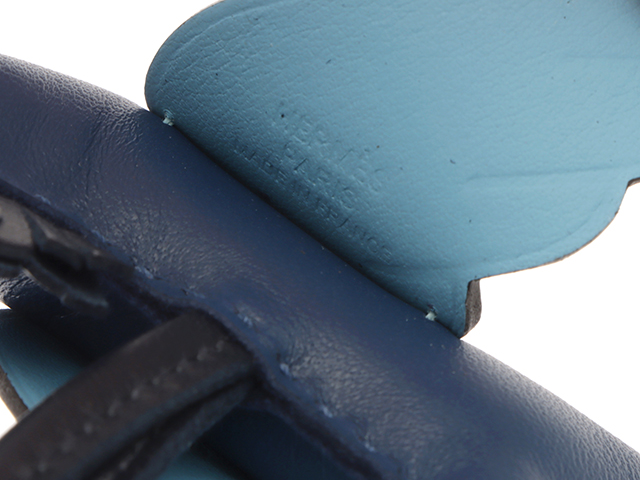 HERMES エルメス ロデオペガサスチャーム PM ブルータイ／ブルー