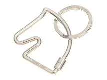 HERMES エルメス シュヴァルキーホルダー シルバー色金具【472】YI の