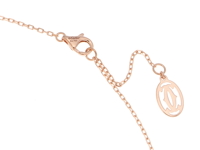 Cartier　カルティエ　ダムール　ネックレス　K18ピンクゴールド　1Pダイヤモンド　2.5g　2143200637466　【471】L