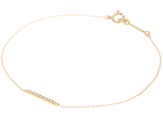 アーカー　ティナブレスレット　K18 AHKAH アーカー ティナ ブレスレット K18 ゴールド ダイヤモンド0.05