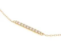 AHKAH アーカー ティナ ブレスレット K18 ゴールド ダイヤモンド0.05