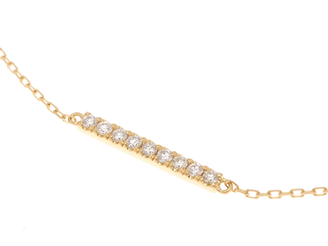 AHKAH アーカー ティナ ブレスレット K18 ゴールド ダイヤモンド0.05