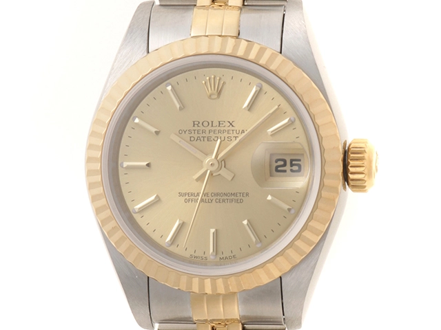 ROLEX ロレックス A番 デイトジャスト 79173 ステンレス/イエロー