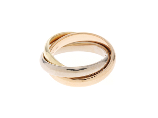 カルティエ　トリニティリング　SM 57 K18 カルティエ トリニティリング SM 57 K18 楽天市場】カルティエ