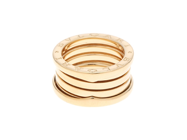 Bvlgari ロゴ入りリング サイズ51 BVLGARI ブルガリ B-zero1 リング K18 ゴールド サイズ51 約10.1g