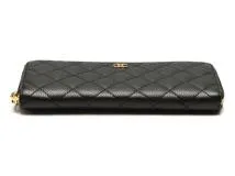CHANEL マトラッセ ロングフラップウォレット シャネル(CHANEL)シャネル マトラッセ ロングフラップウォレット 二