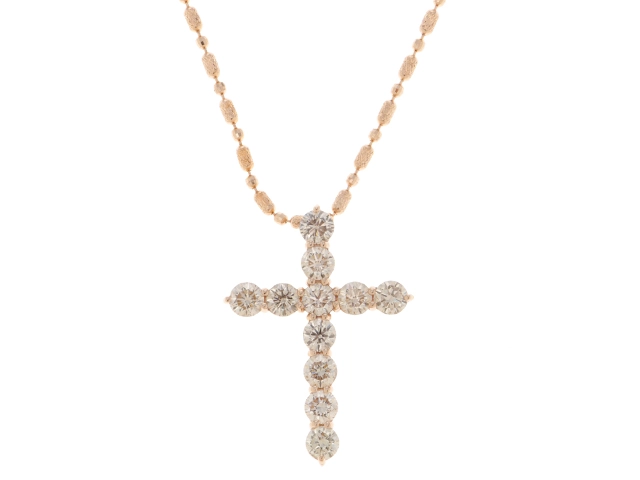 k18クロスモチーフ ネックレス VALUABLE