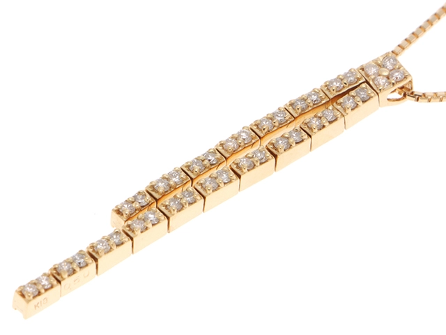 JEWELRY ノンブランドジュエリー ネックレス K18イエローゴールド ダイヤモンド0.50ct 【472】SJ