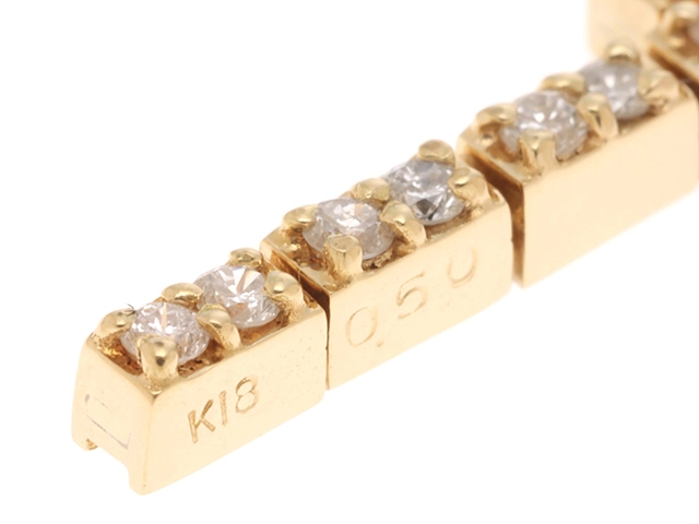 JEWELRY ノンブランドジュエリー ネックレス K18イエローゴールド ダイヤモンド0.50ct 【472】SJ