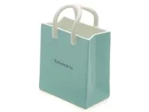 TIFFANY＆CO ティファニー 紙袋型オブジェ ティファニーブルー 陶器