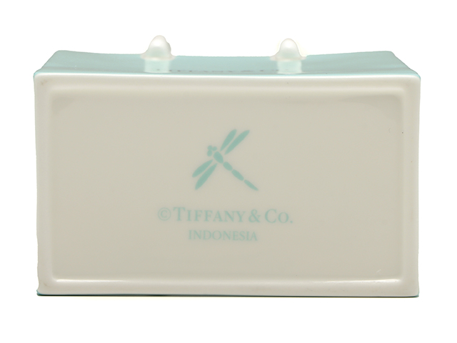 TIFFANY＆CO ティファニー 紙袋型オブジェ ティファニーブルー 陶器