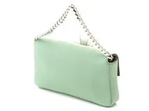 FENDI　フェンディ　ショルダーバッグ　モンスター　マイクロバゲット　ライトグリーン　レザー　8M0354【472】HA