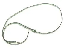 FENDI　フェンディ　ショルダーバッグ　モンスター　マイクロバゲット　ライトグリーン　レザー　8M0354【472】HA