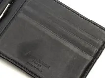 SAINTLAURENT　サンローラン　ビルクリップウォレット ブラック クロコ型押し　【472】YN