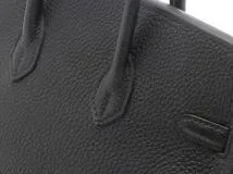 HERMES　エルメス　バーキン２５　□L刻印（2008年） ブラック/GP　【471】