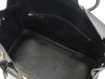 HERMES　エルメス　バーキン２５　□L刻印（2008年） ブラック/GP　【471】