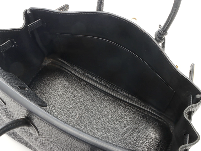 HERMES　エルメス　バーキン２５　□L刻印（2008年） ブラック/GP　【471】