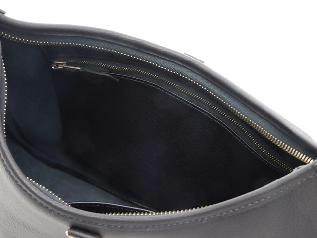 HERMES エルメス トリム31 ショルダーバッグ トリヨンクレマンス  ネイビー ゴールド金具 □A刻印【472】AH